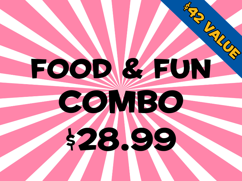 Food & Fun Combo: buffet, $28 game card at America’s Incredible Pizza