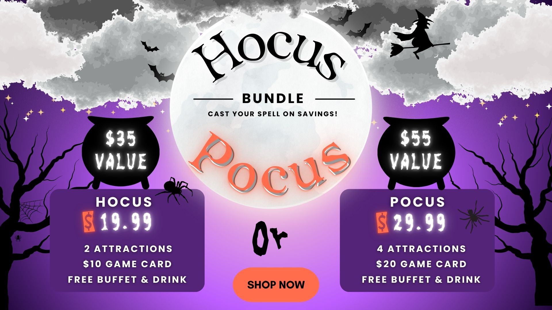 Hocus Pocus Halloween Bundle with Hocus and Pocus options