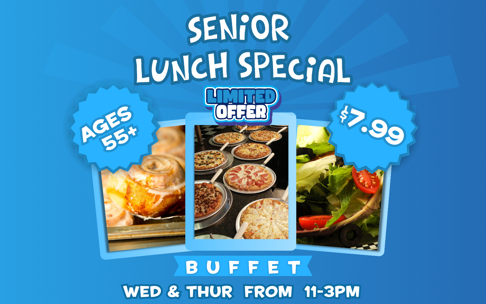 All You Can Eat Buffet — Visit Our Eat Page